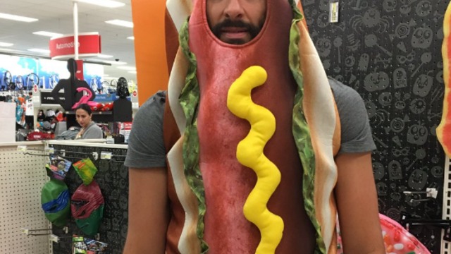 Is Luongo's Halloween costume a sandwich?