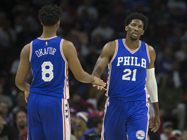 Brett Brown on juggling minutes for Embiid, Okafor: 'I need an abacus'