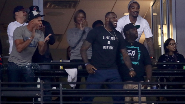 LeBron loses it after Indians' 8th-inning game-tying HR