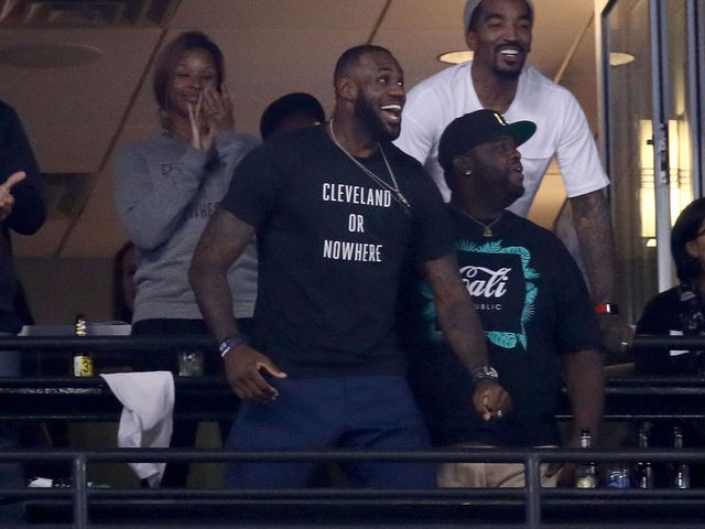 LeBron loses it after Indians' 8th-inning game-tying HR