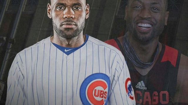 Wade trolls LeBron following Cubs victory