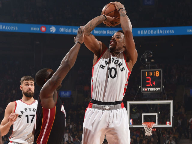 DeRozan is 1st player since MJ to start season with five 30-point games