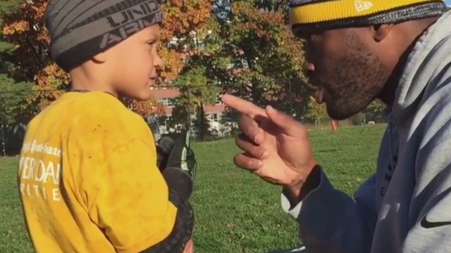 Harrison inspires son to greatness: If you don't win, don't come home
