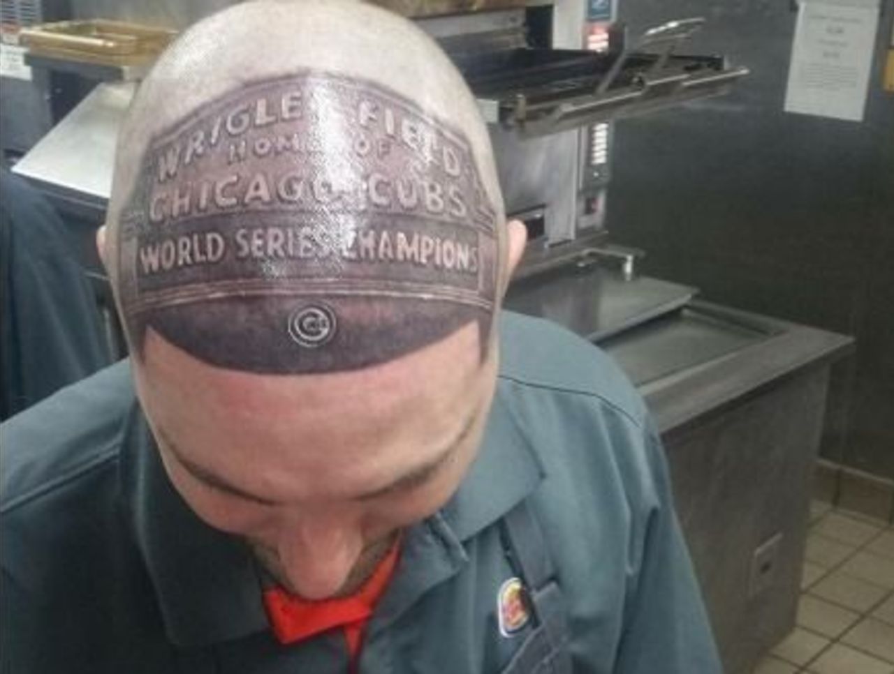 Cubs Fan Gets 'Optimistic' Tattoo