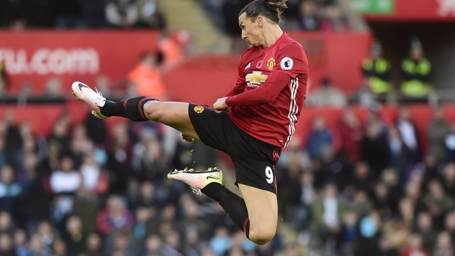 Look: Jubilant Zlatan busts slump with karate kick celebration