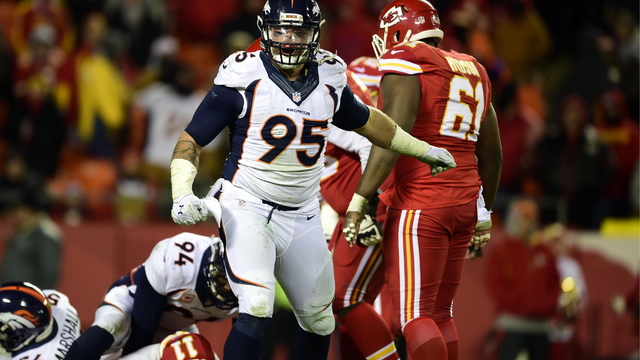 Report: Broncos' Wolfe suffers ankle sprain