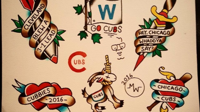 Chicago tattoo artist trolls Indians after World Series loss