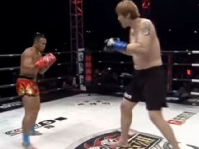 5-foot-8 kickboxer defeats 7-foot-2 Hong-man Choi in freaky contest