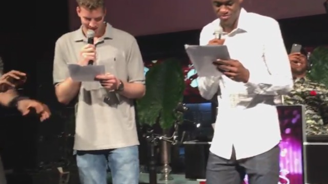 Raptors rookies sing 'A Thousand Miles' for initiation
