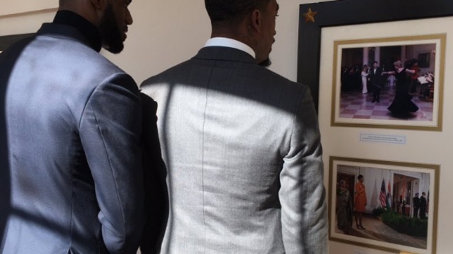 Cavaliers, Trump at White House at same time
