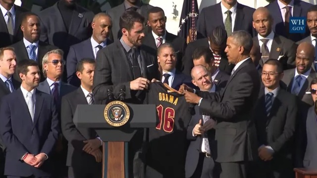 Cavaliers visit White House