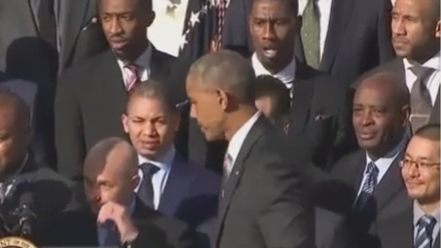 Shumpert spellbound by presidential powers, not podium