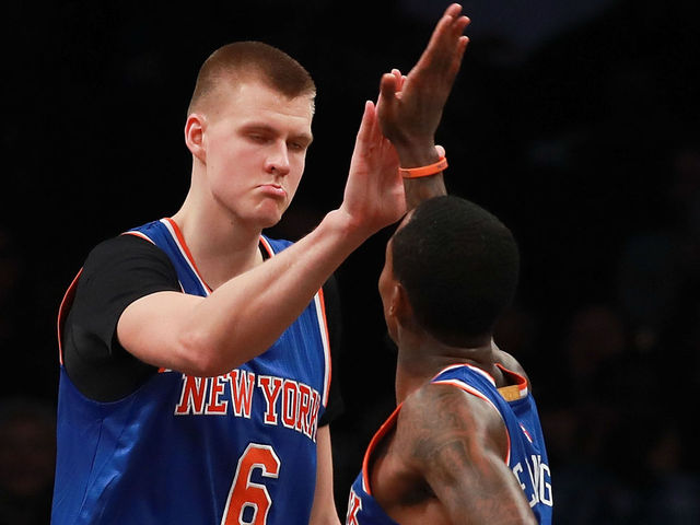 Jennings makes point to 'always look for' Porzingis