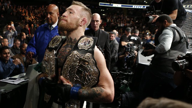 McGregor officially vacates featherweight championship