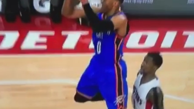 Westbrook hit with tech after accidentally kicking KCP's groin