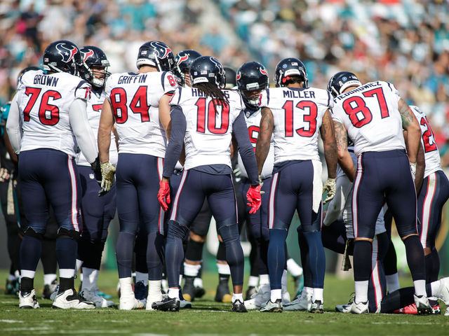 Look: Texans to wear 'Houston Strong' helmet decals for entire season