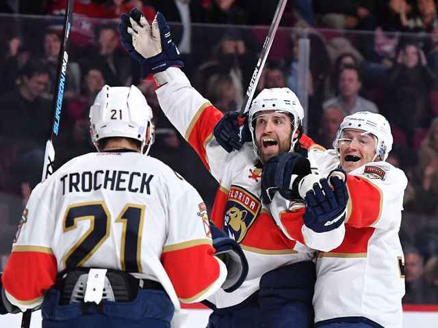 Watch: Ekblad's broken-stick winner steals history from Canadiens