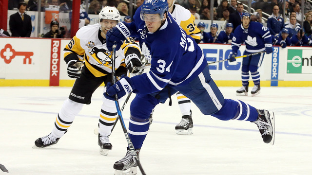 Babcock working with slumping rookie star Matthews