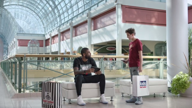 Kyrie virtually swaps places with young fan in new Foot Locker ad