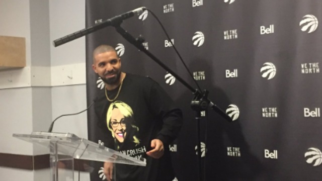Drake dons Doris Burke 'woman crush everyday' shirt