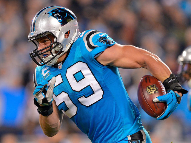 Kuechly listed as questionable vs. Buccaneers