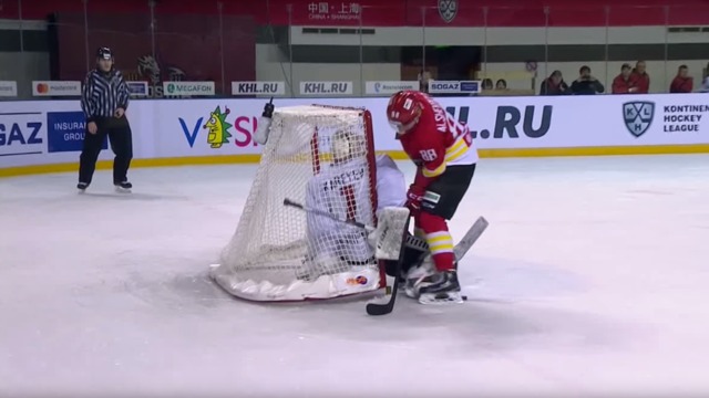 KHL player penalized while taking penalty shot