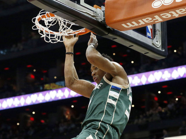 Watch: Antetokounmpo's would-be game-tying dunk pops out