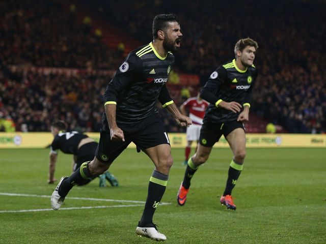 Conte hails Diego Costa as Chelsea regains top spot
