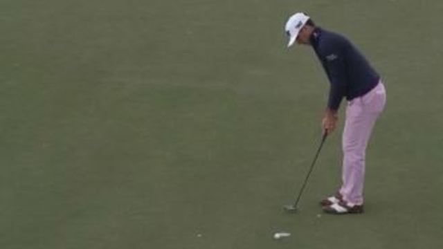 Horschel misses short putt on playoff hole, admits to not taking his time
