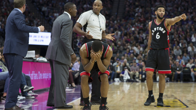 Watch: Raptors' OT-forcing 3 called off after review shows clock started late