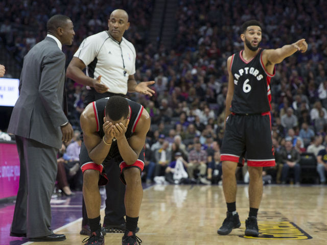Watch: Raptors' OT-forcing 3 called off after review shows clock started late