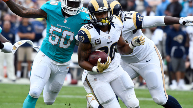 Rams' Gurley has sights on all-time scrimmage yards record