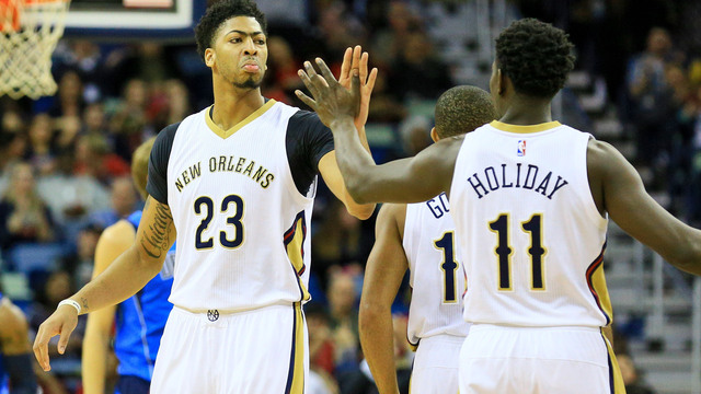 Pelicans' Davis records at least 28 points, 15 boards for 4th straight game