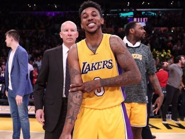 Lakers' Young promised Russell he'd do 'ice in the veins' celebration