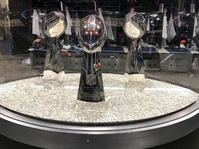 super bowl trophy sticker