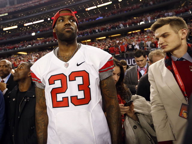 Big-game James: LeBron attending Ohio State-Michigan game