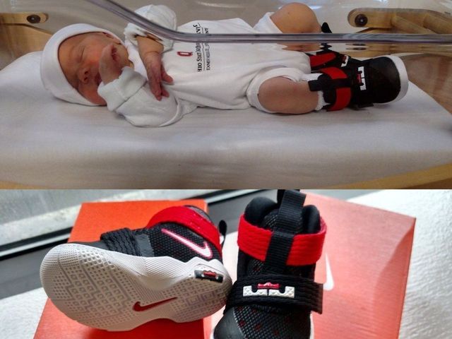 Ohio State babies get LeBron shoes 