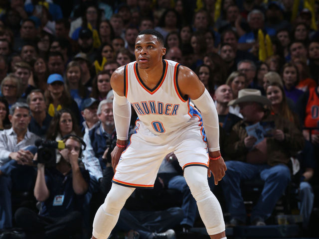 Westbrook notches 4th straight triple-double in OT win over Wizards