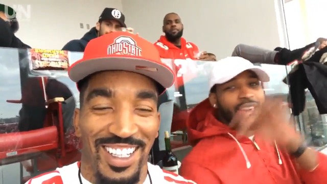 LeBron, J.R. want to suit up for Ohio State football
