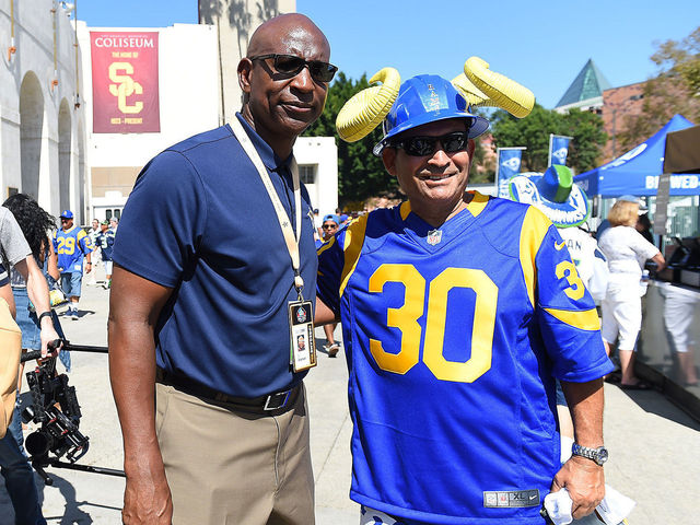Rams deny Eric Dickerson banned from sideline over criticism