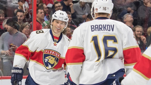 Panthers' Barkov hopes to see Jagr play 'somewhere' in 2017-18