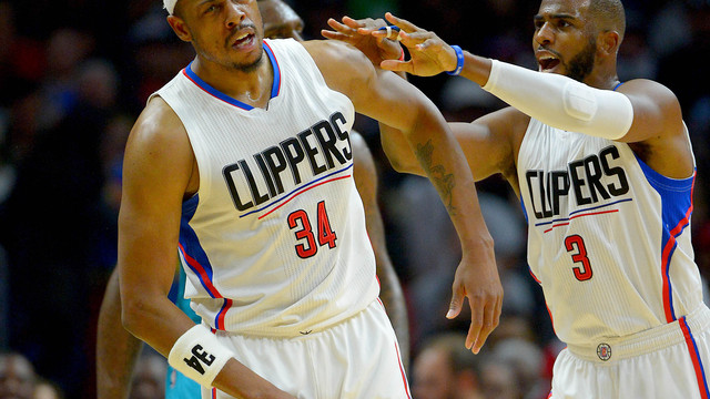 Watch: CP3 jokingly gives Pierce CPR after botched dunk