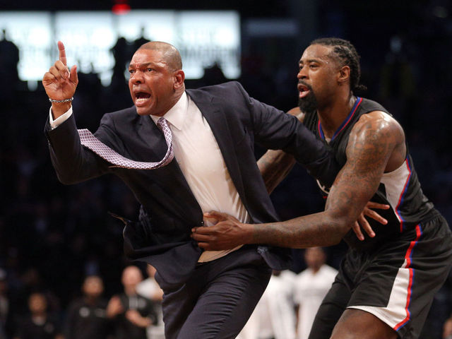 Watch: Doc Rivers goes berserk, needs to be restrained after technical