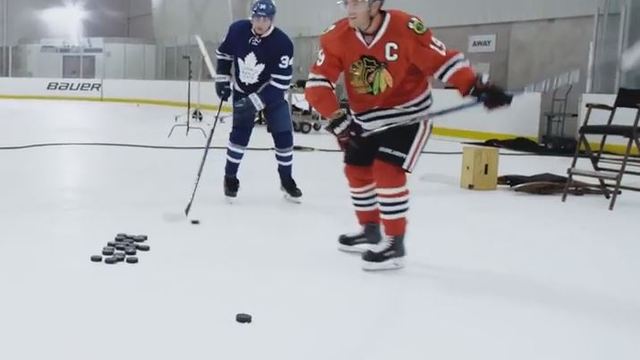 Watch: Matthews, Toews face off in 'Call Your Shot' challenge