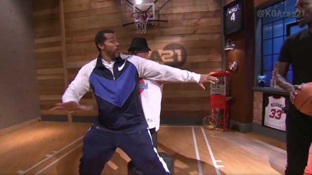 Rasheed Wallace does spot-on Doc Rivers impression