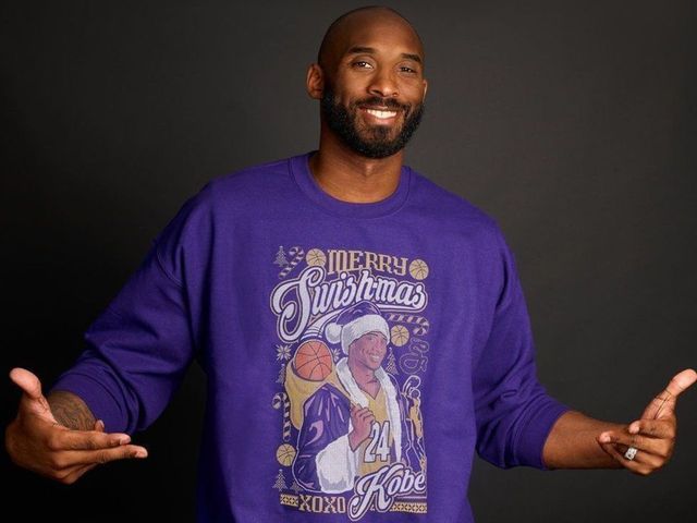 Kobe selling ugly Christmas sweaters for charity