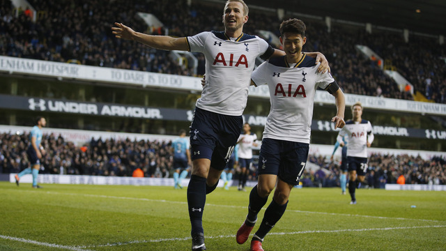 Kane double leads Spurs to 5-goal Swansea rout