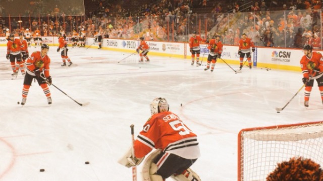 Blackhawks call on unlikely emergency backup with Crawford out