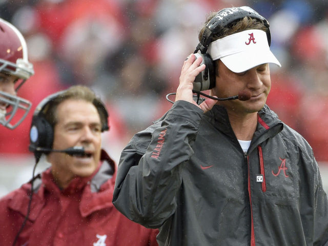 Saban: Kiffin on sideline 'not something we're interested in pursuing'