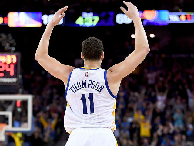 C.J. McCollum tweets for Klay to 'find his own squad'
